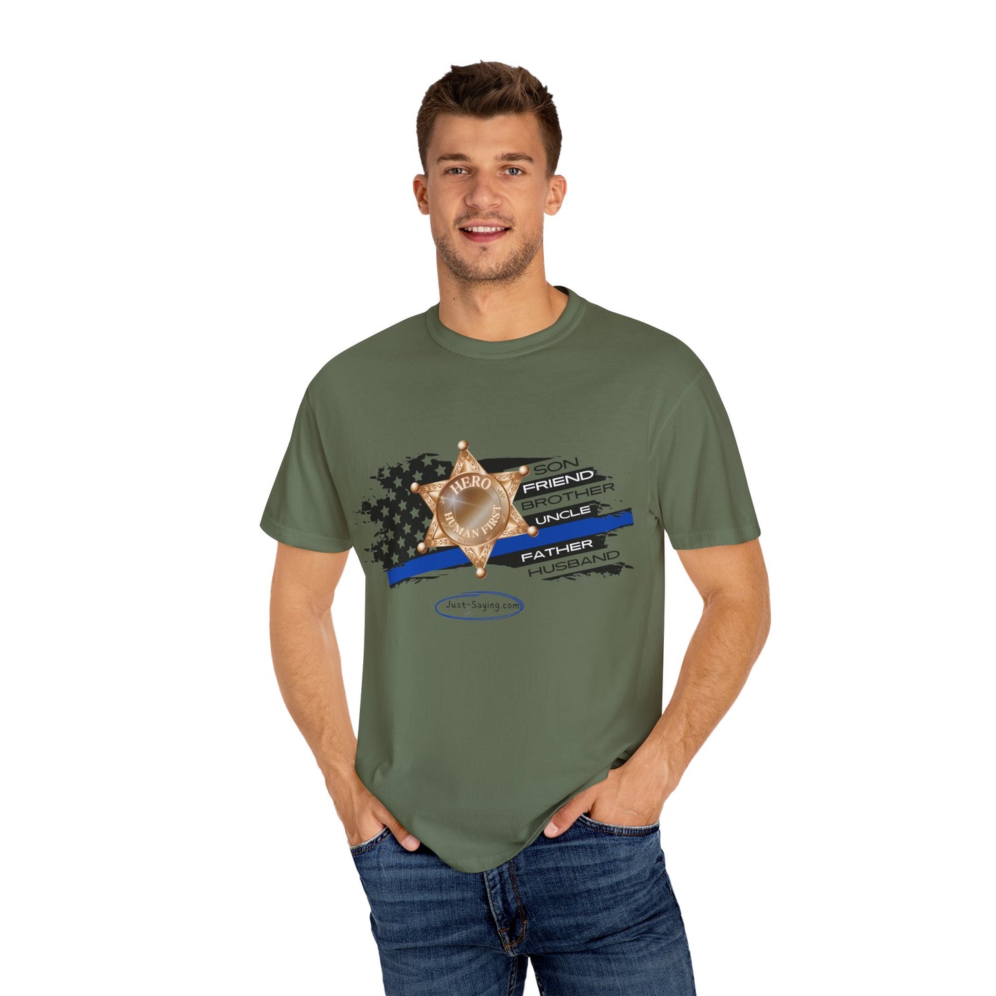 Male Sheriff Garment-Dyed T-shirt