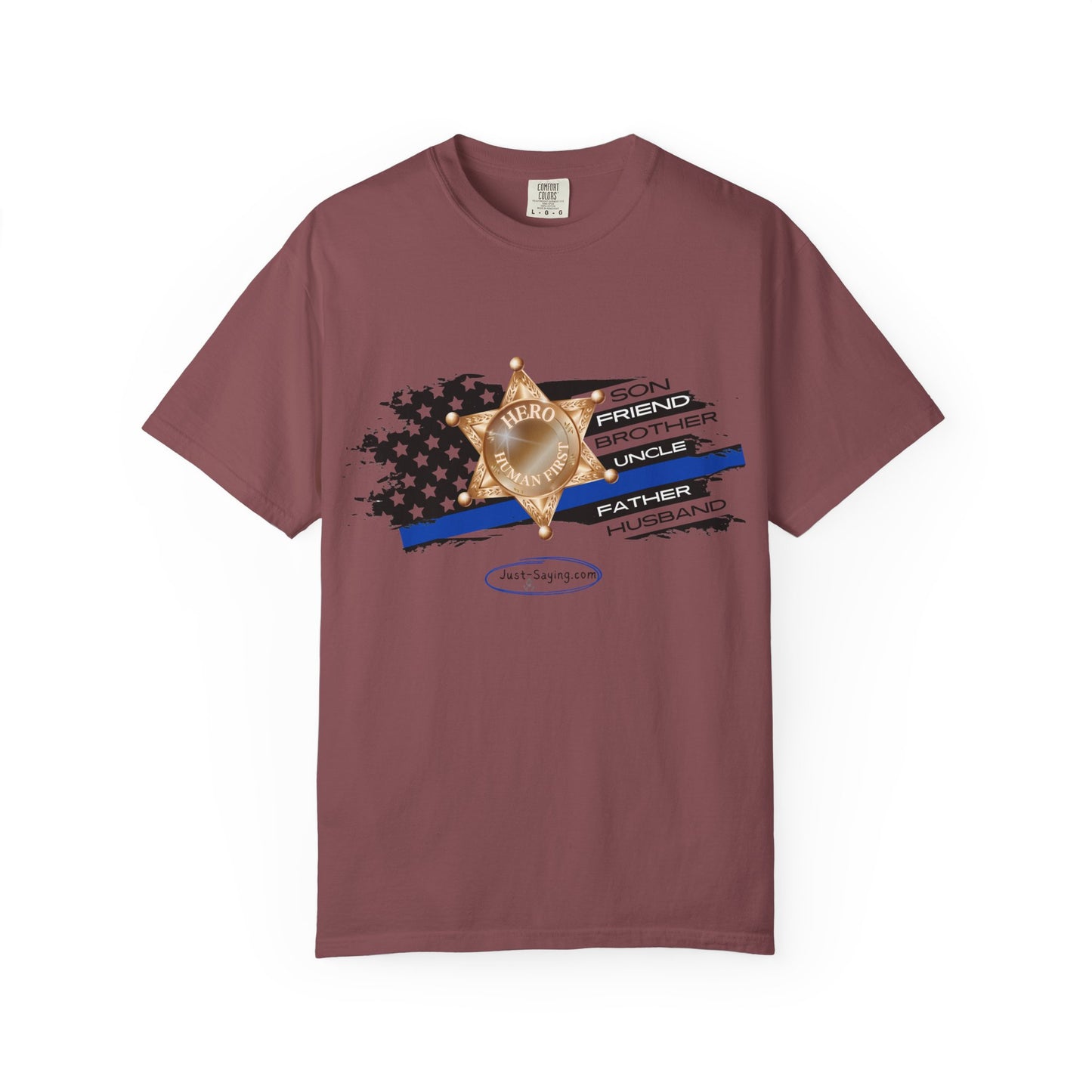 Male Sheriff Garment-Dyed T-shirt