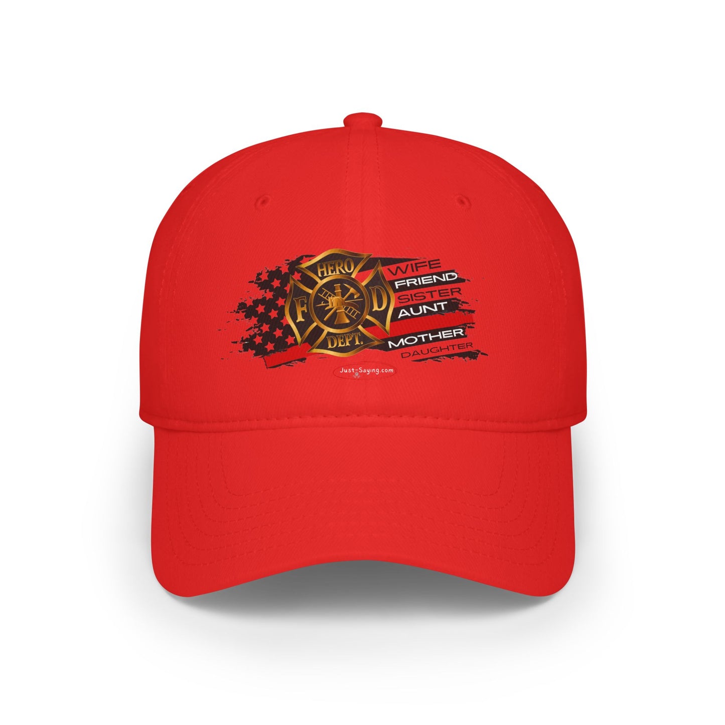 Female Fire Hero Low Profile Baseball Cap
