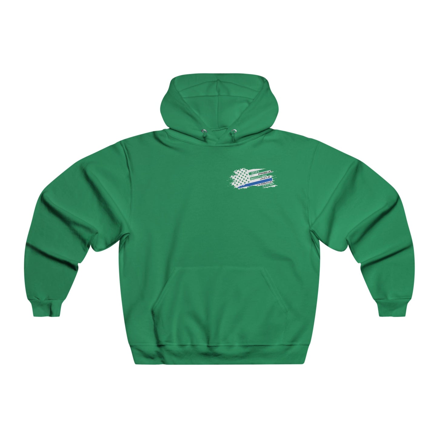 Male Police Hero NUBLEND® Hooded Sweatshirt