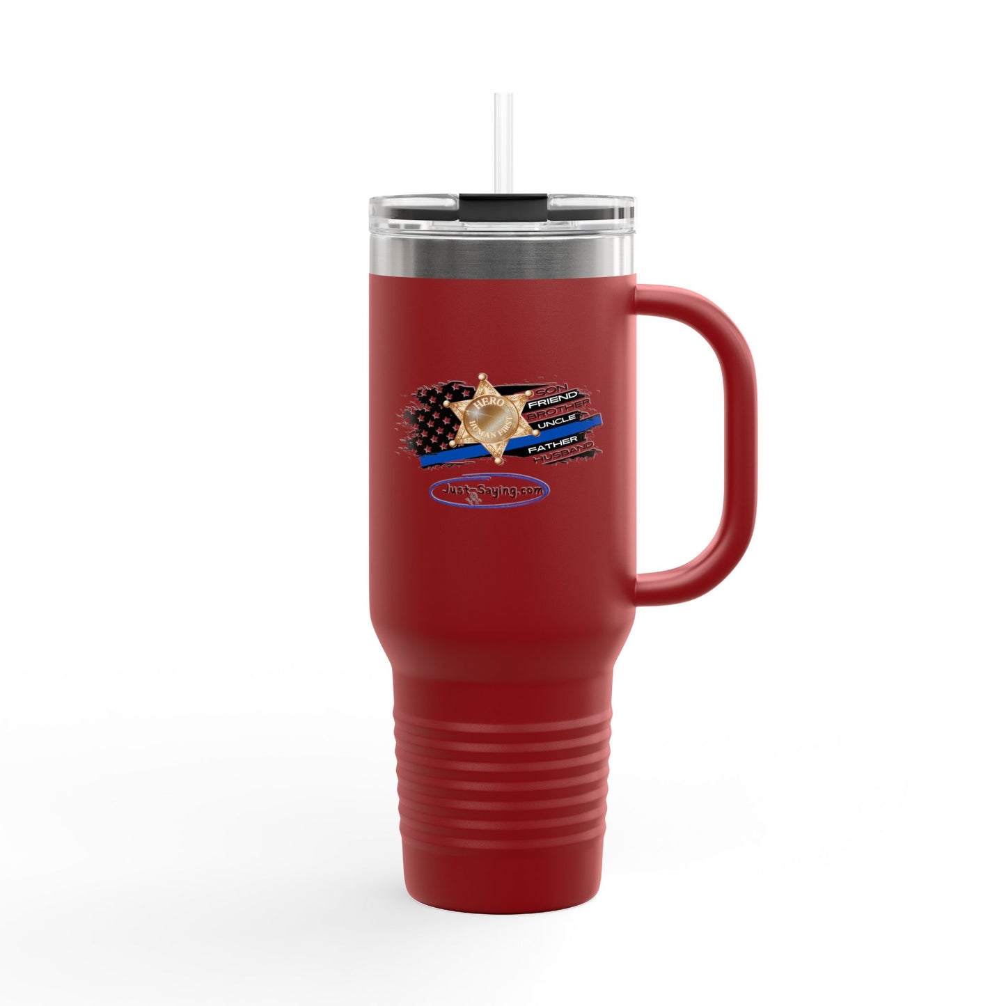 Male Sheriff Insulated Travel Mug, 40oz