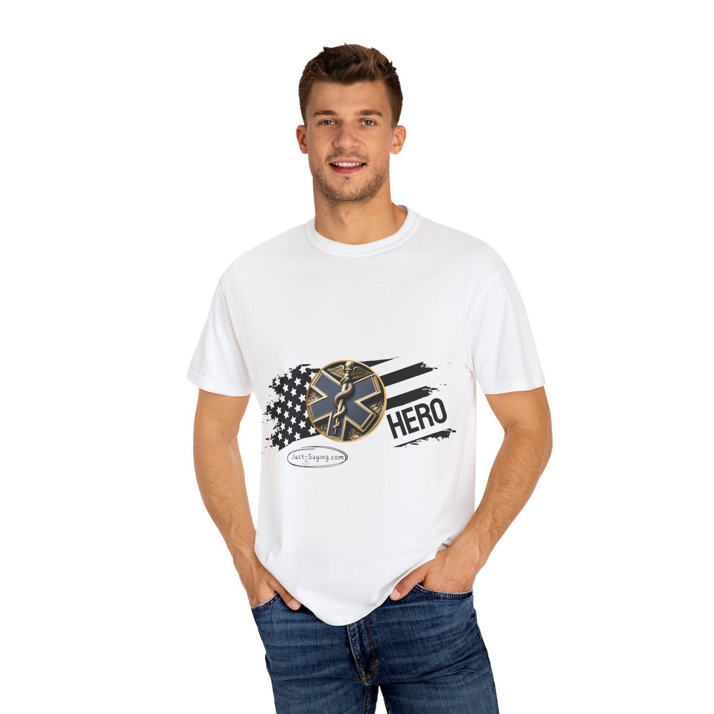 Medical Hero Unisex Garment-Dyed T-shirt