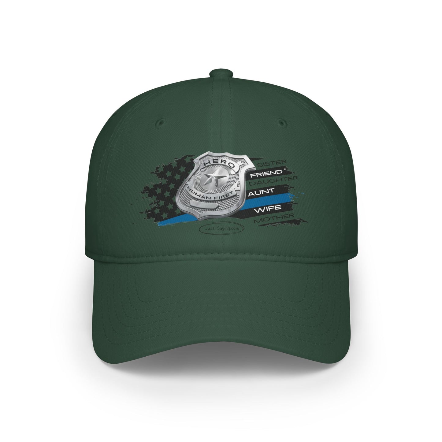 Female Police Low Profile Baseball Cap