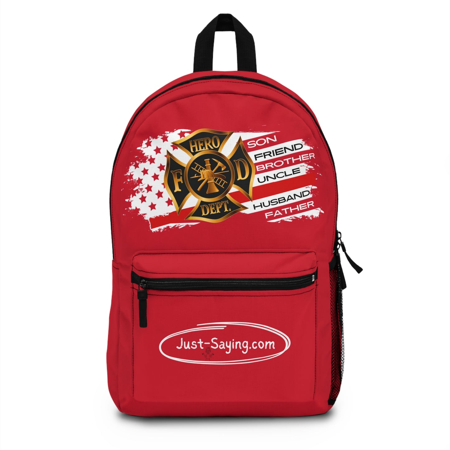 Male Fire Hero Backpack