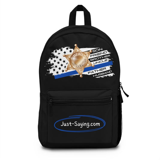 Male Sheriff Hero Backpack