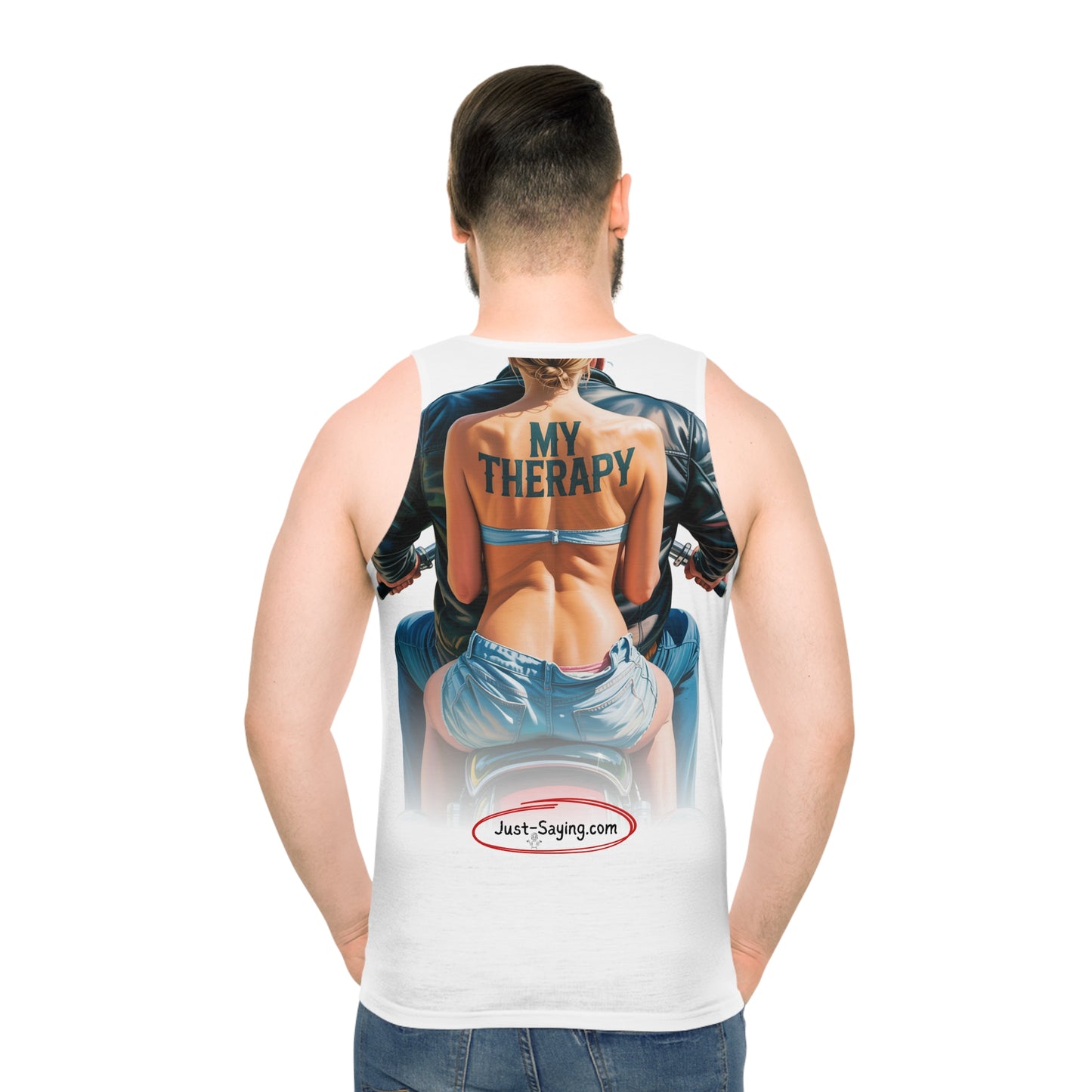 My Therapy Unisex Tank Top (AOP)