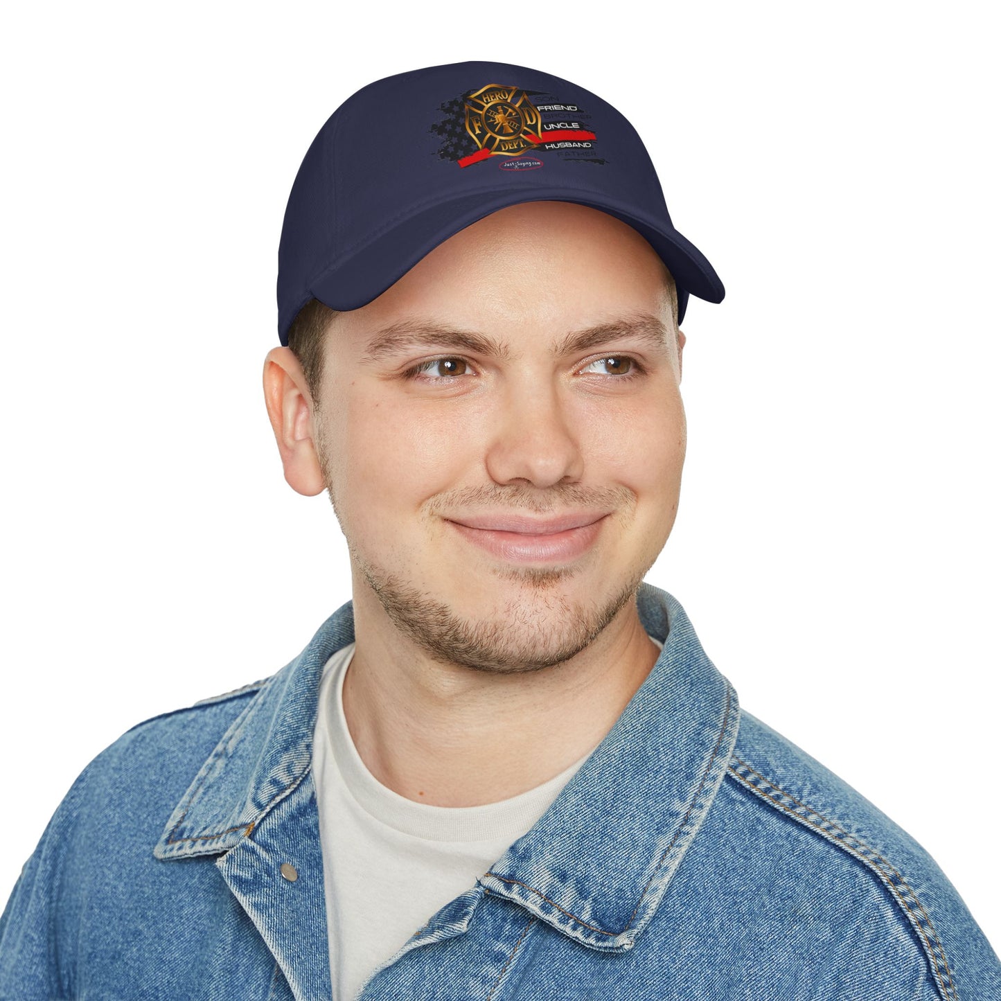 Male Fire Hero Low Profile Baseball Cap
