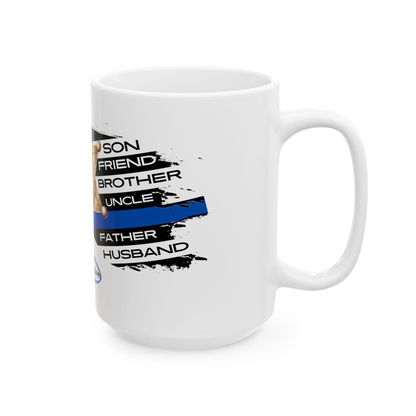 Male Sheriff Ceramic Mug, (11oz, 15oz)