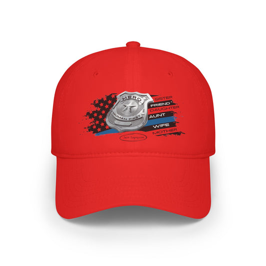 Female Police Low Profile Baseball Cap
