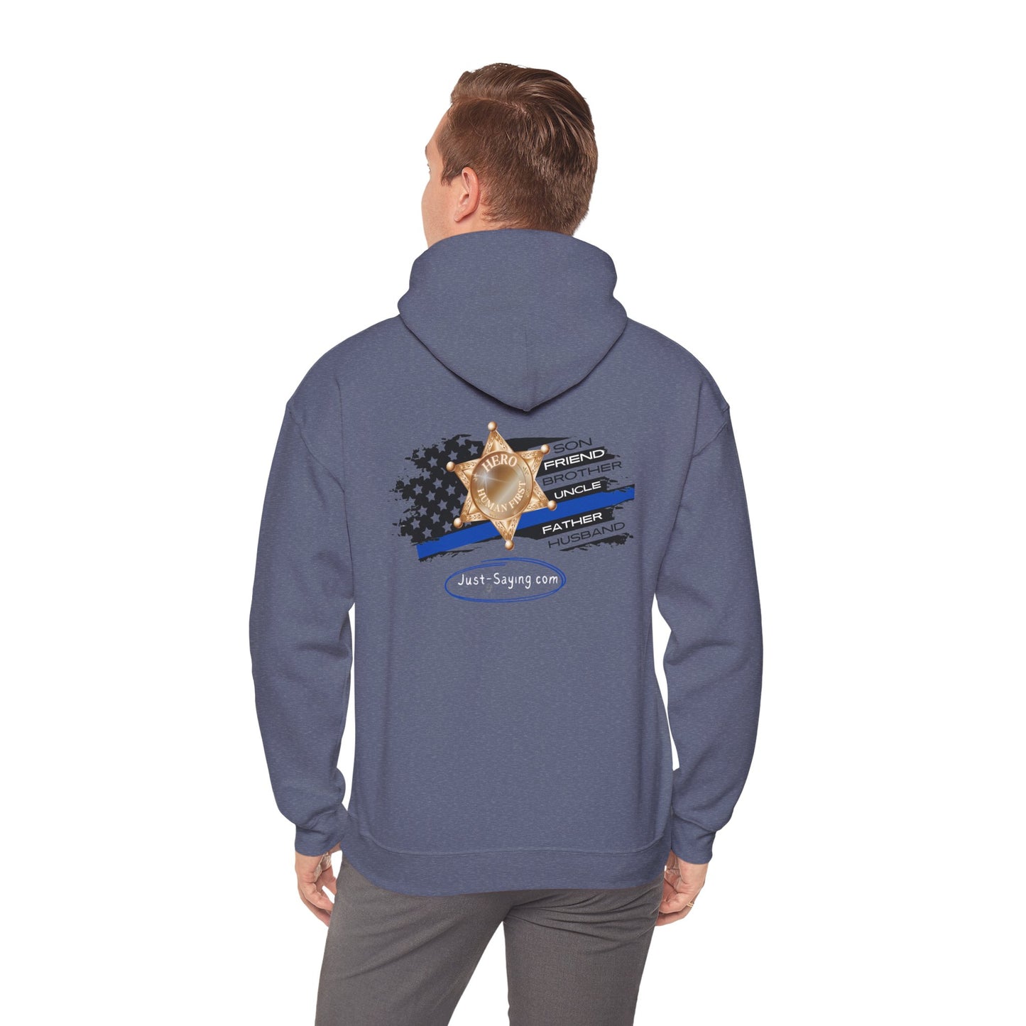 Male Sheriff Heavy Blend™ Hooded Sweatshirt