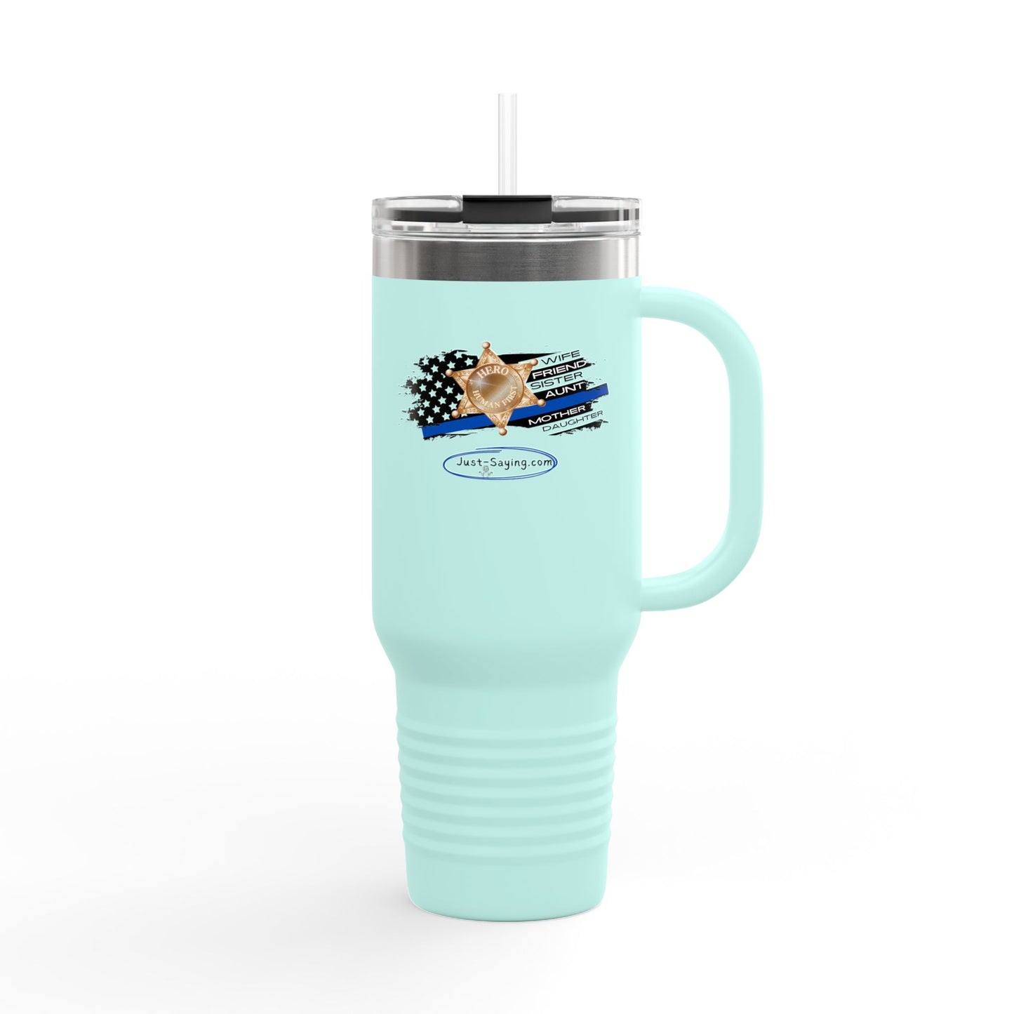 Female Sheriff Insulated Travel Mug, 40oz