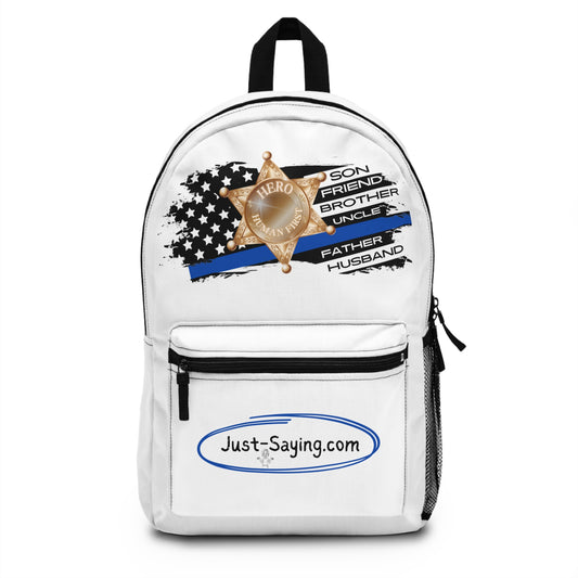 Male Sheriff Hero Backpack