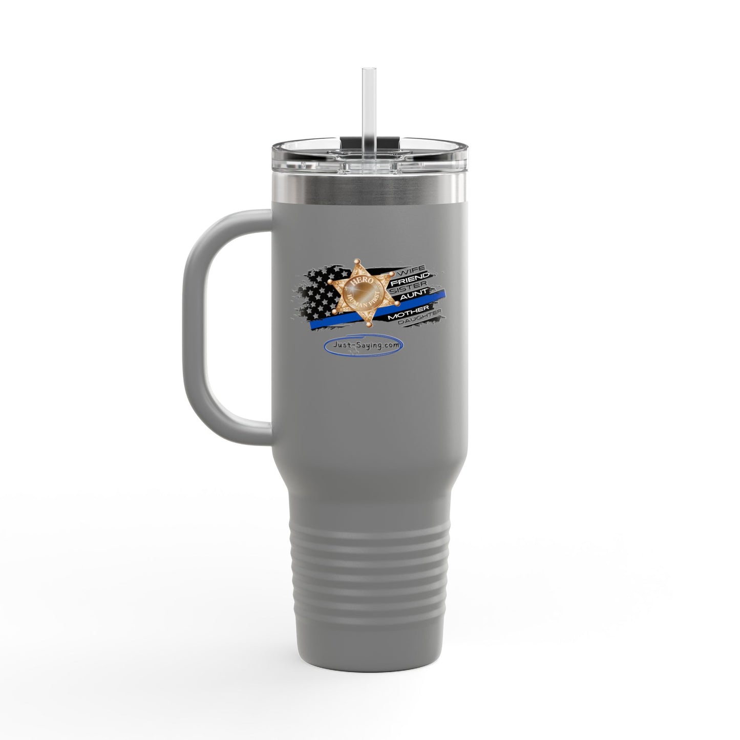 Female Sheriff Insulated Travel Mug, 40oz