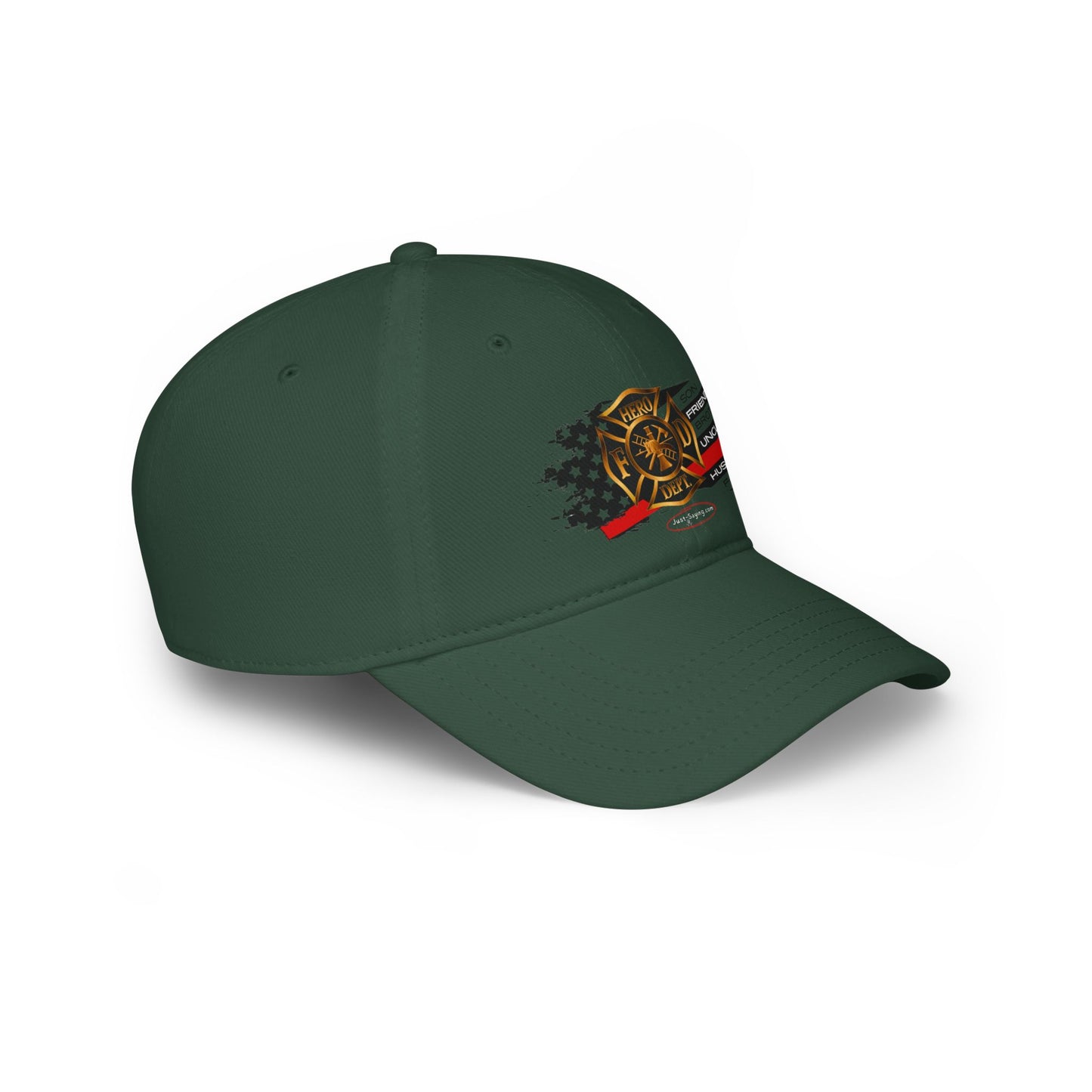 Male Fire Hero Low Profile Baseball Cap