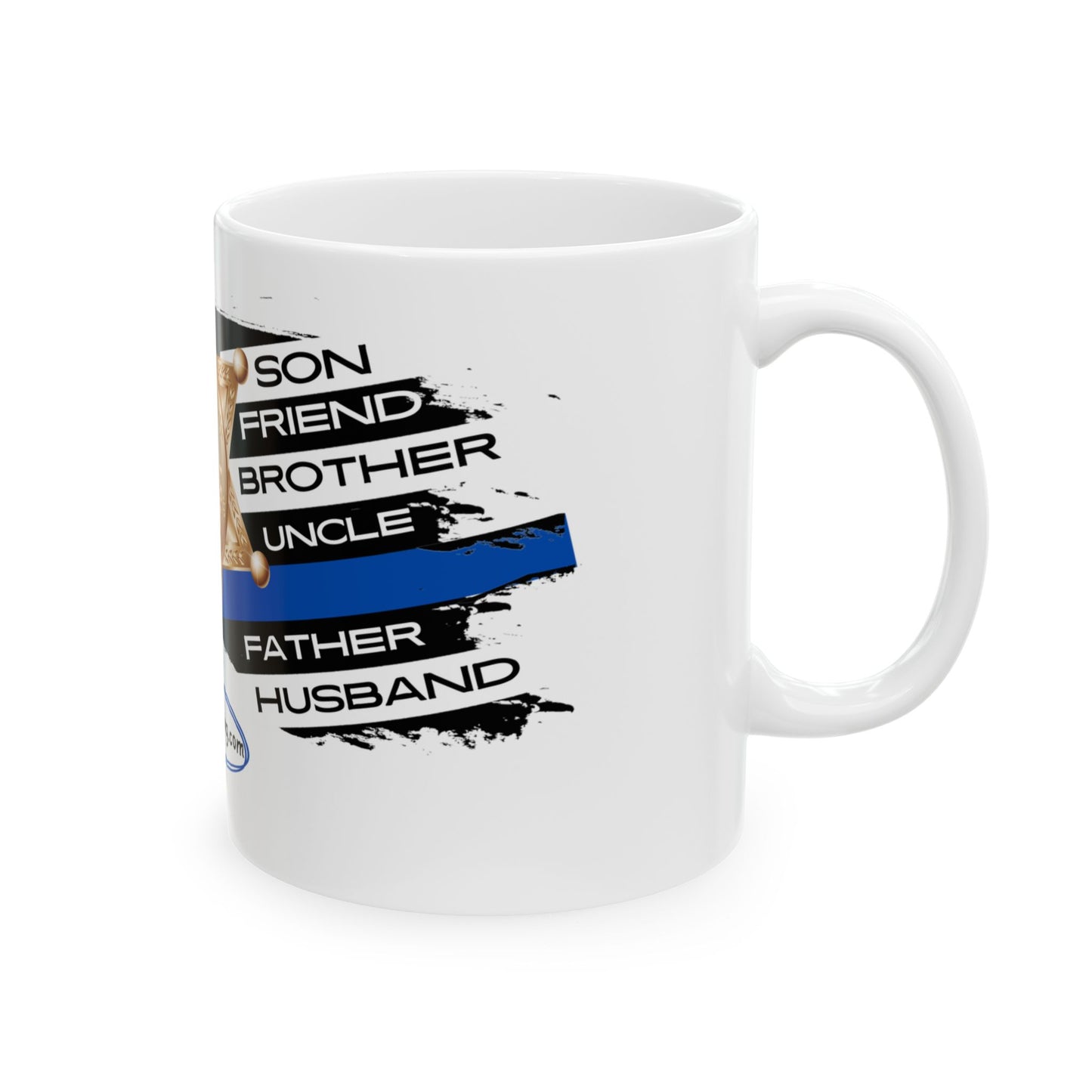 Male Sheriff Ceramic Mug, (11oz, 15oz)
