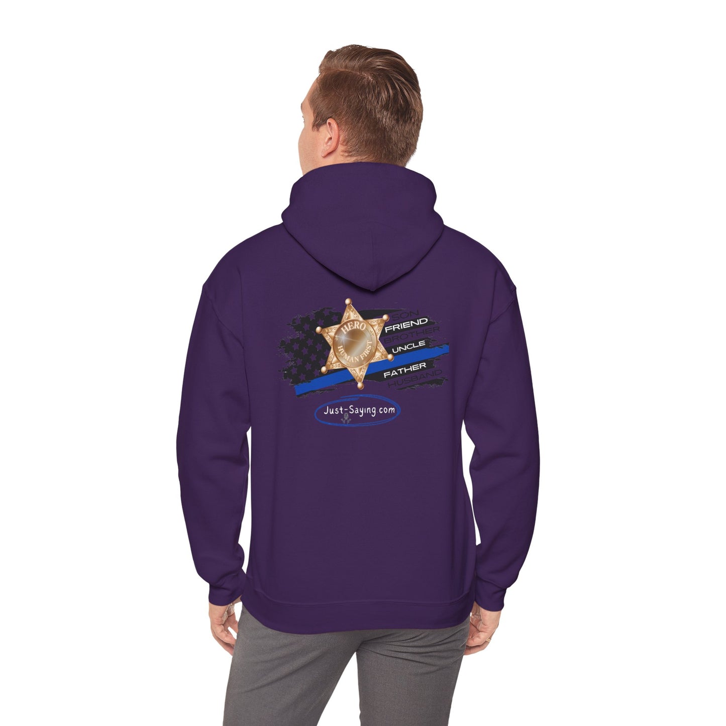 Male Sheriff Heavy Blend™ Hooded Sweatshirt
