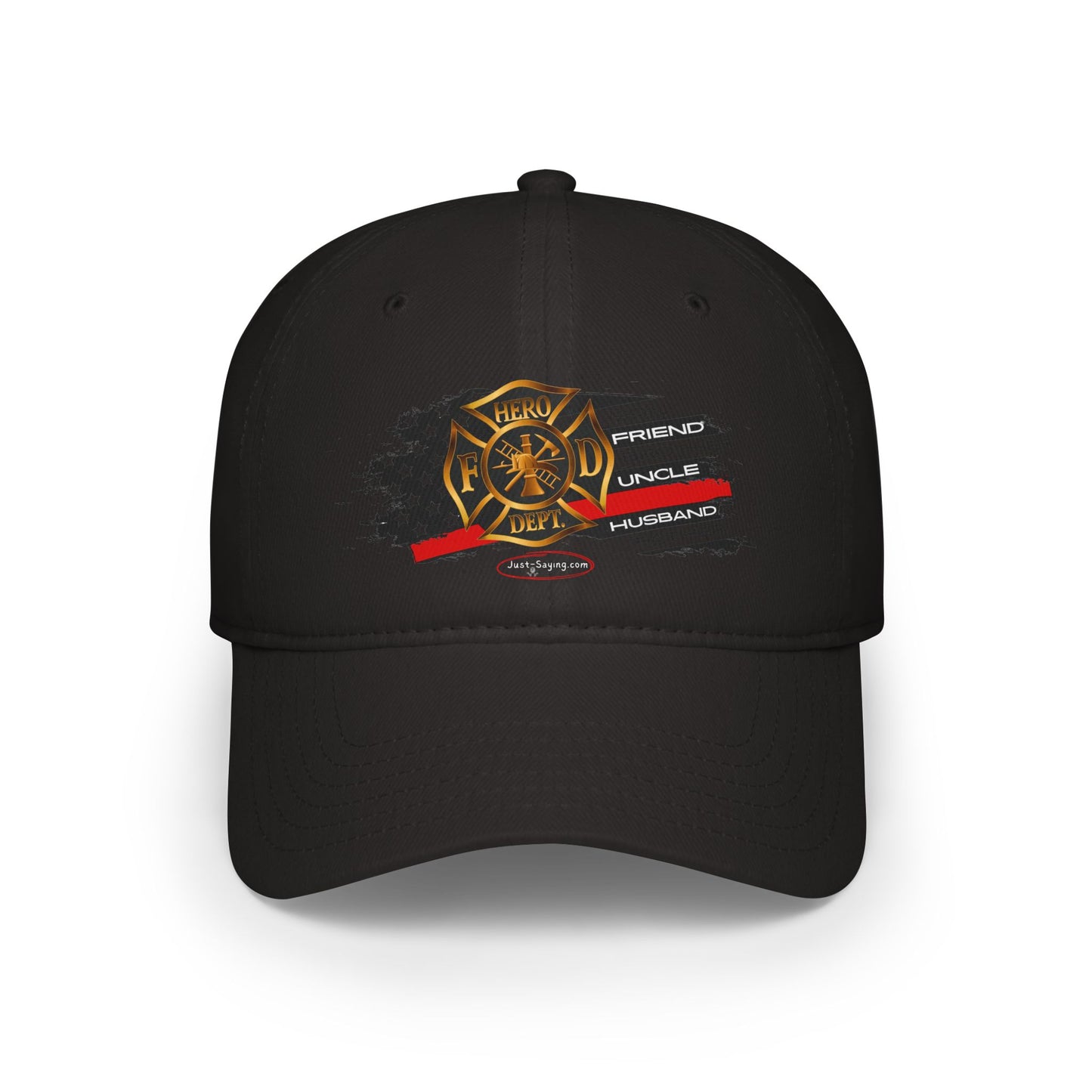 Male Fire Hero Low Profile Baseball Cap