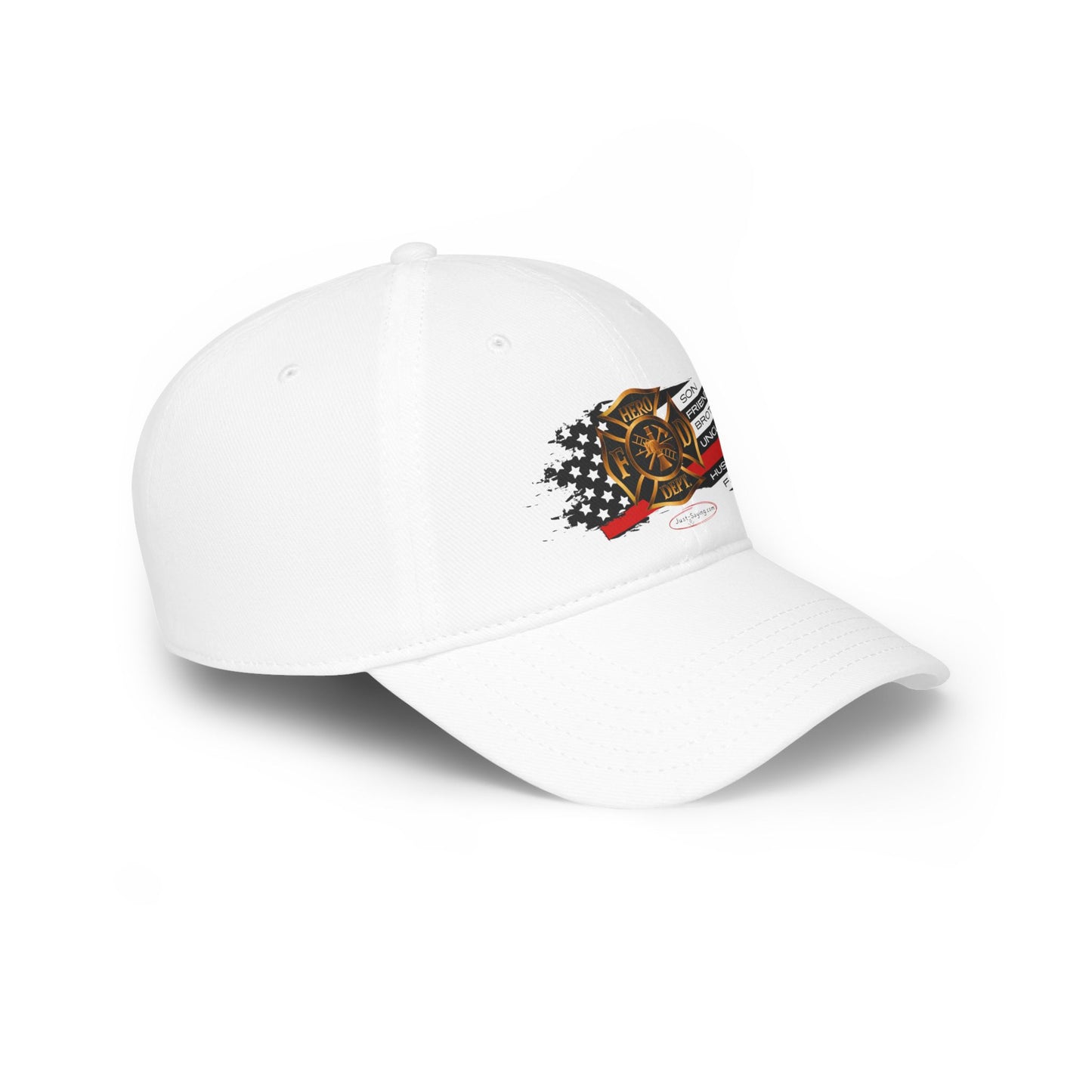 Male Fire Hero Low Profile Baseball Cap