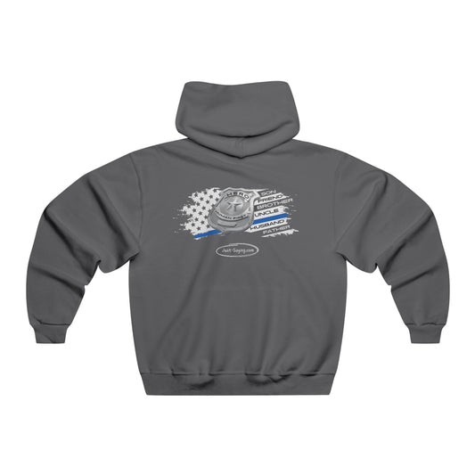 Male Police Hero  NUBLEND® Hooded Sweatshirt