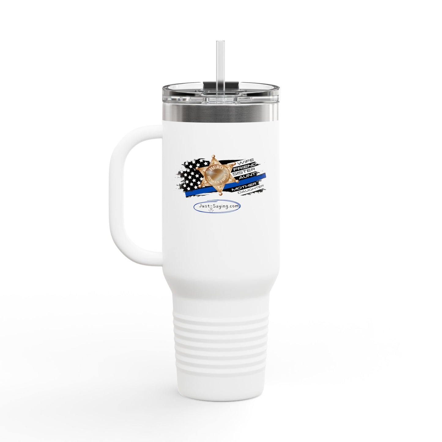 Female Sheriff Insulated Travel Mug, 40oz