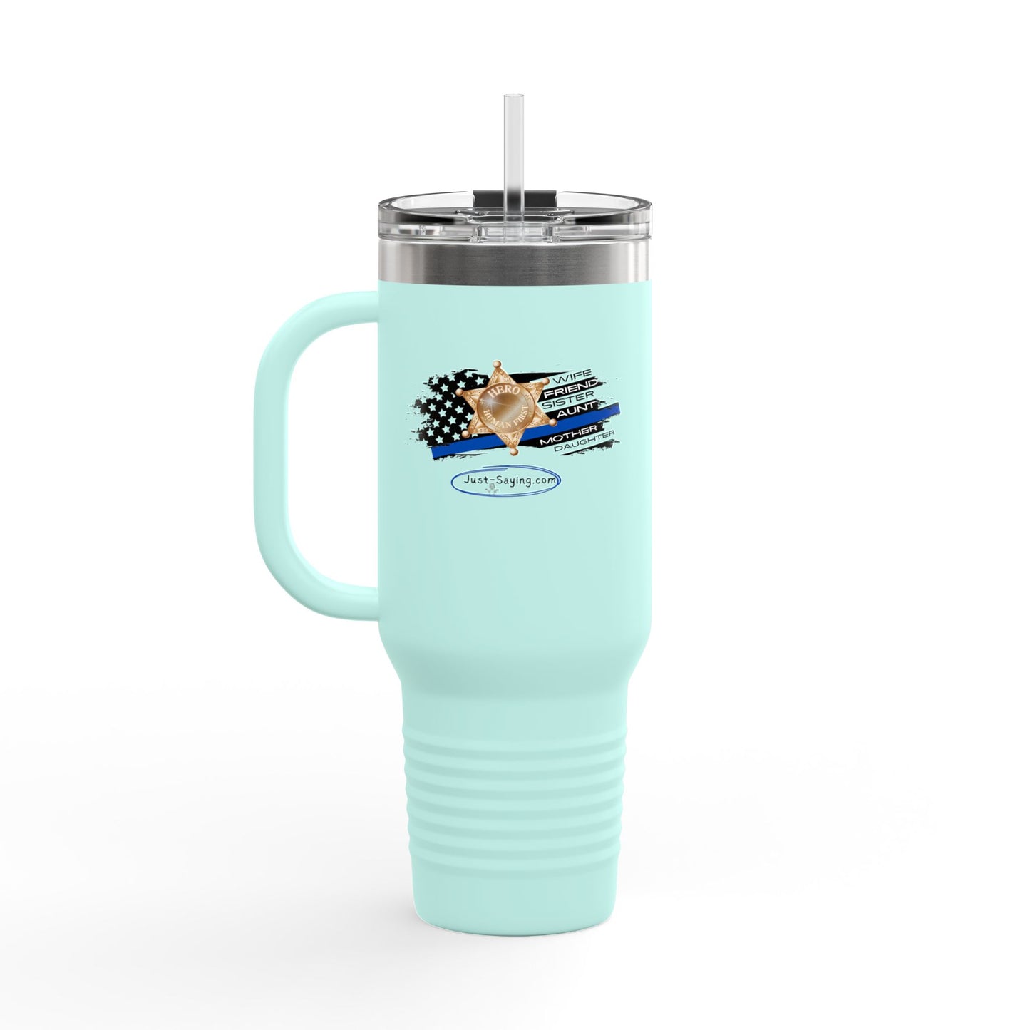 Female Sheriff Insulated Travel Mug, 40oz