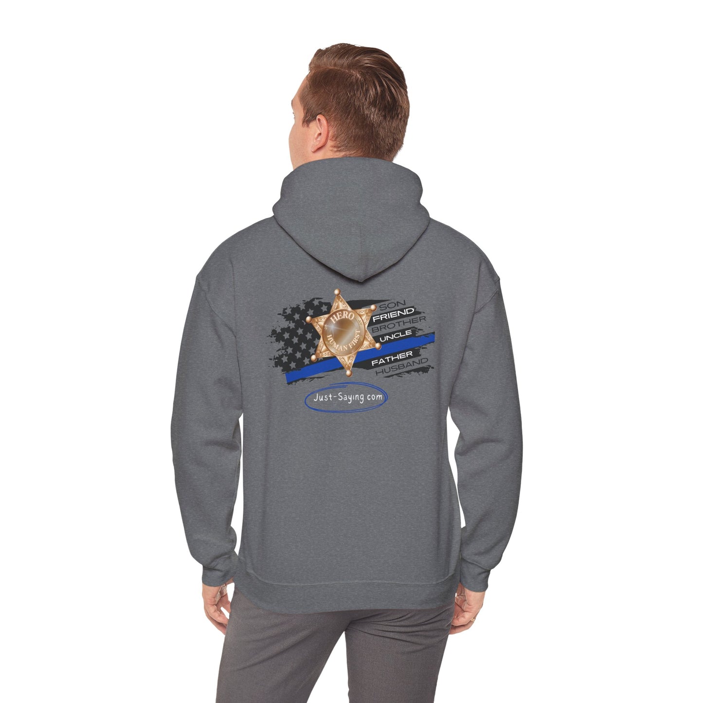 Male Sheriff Heavy Blend™ Hooded Sweatshirt