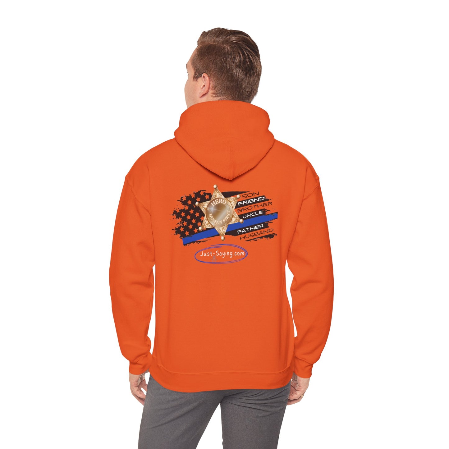 Male Sheriff Heavy Blend™ Hooded Sweatshirt